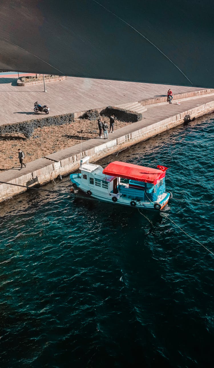 Tourist Boat Moored In A Dock 