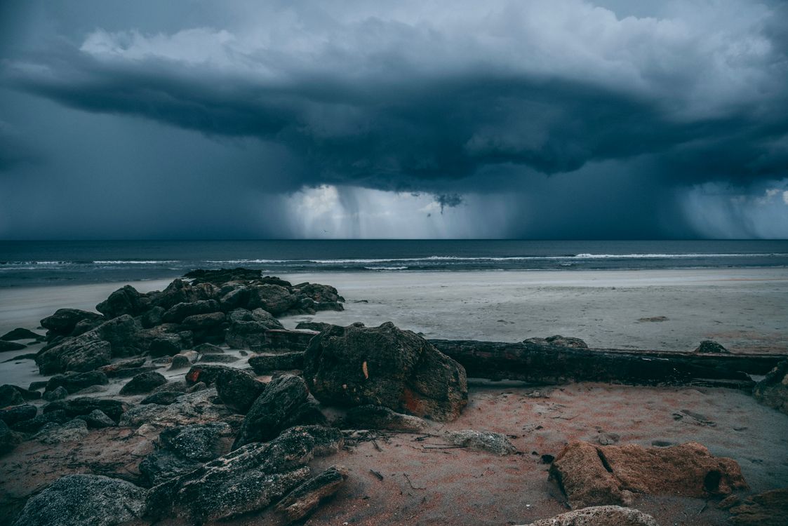 Storm Clouds Gathering over the Sea · Free Stock Photo