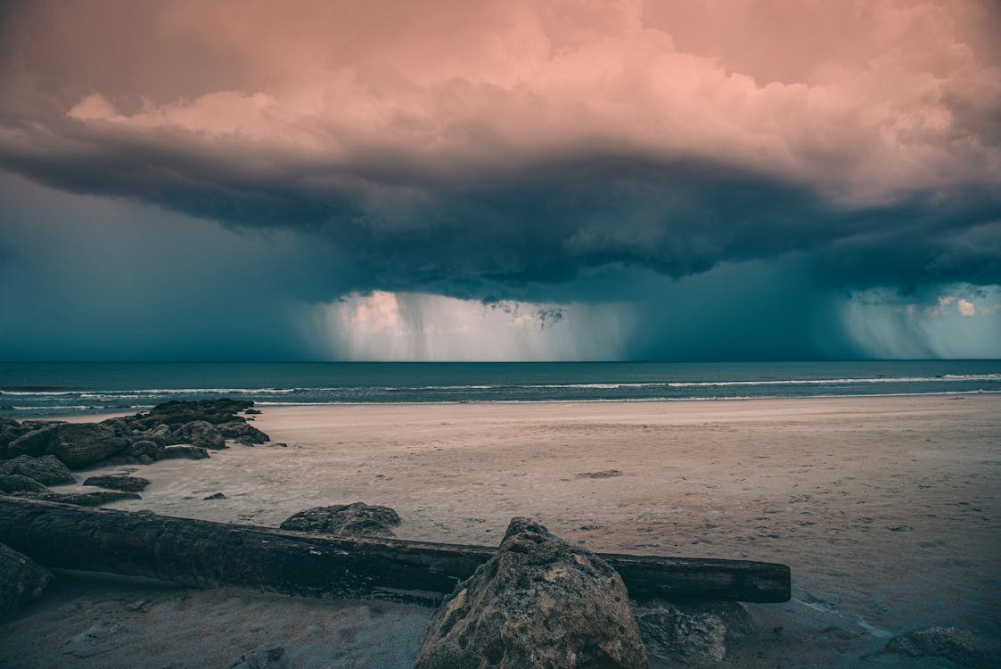 Storm Clouds over the Sea 