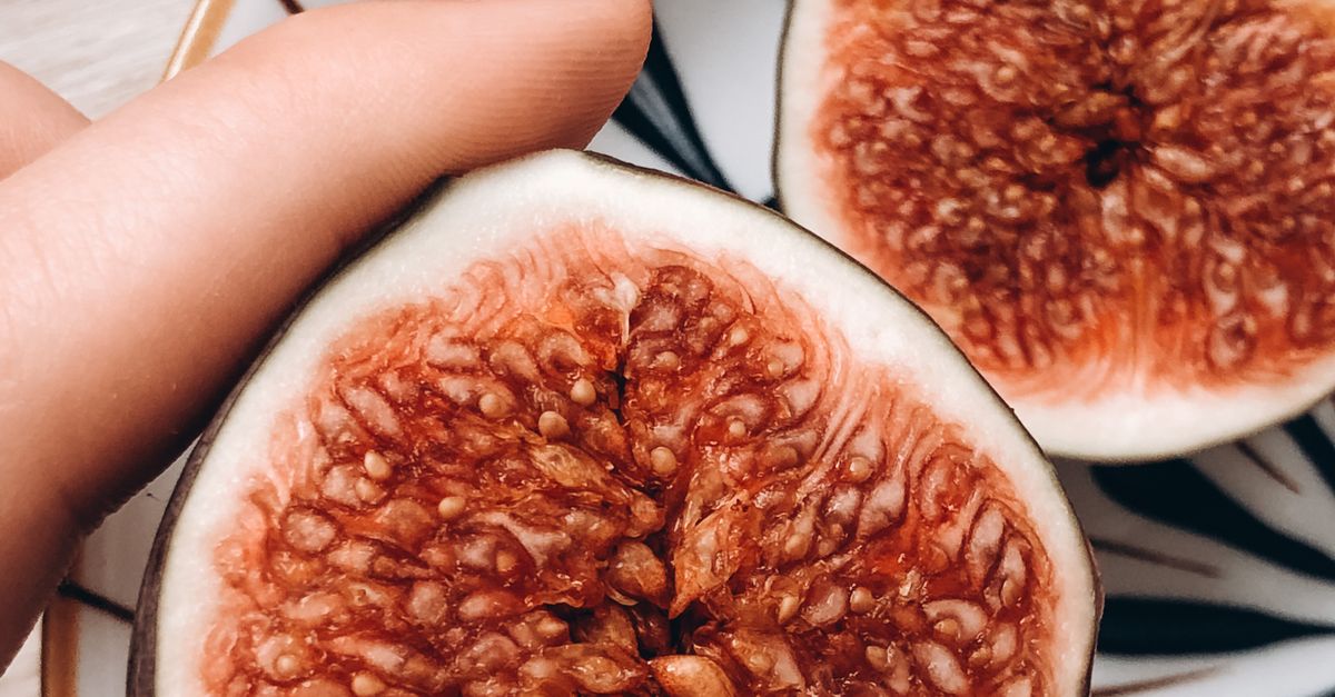 Photo of a Fig Cut in Half · Free Stock Photo