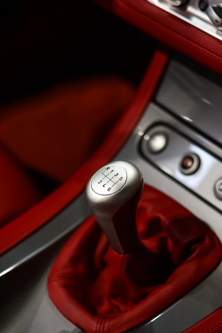 Gear Shifter In A Modern Car 