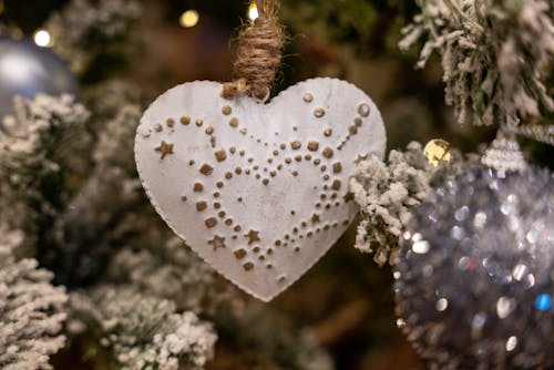 Close-Up Shot of a Christmas Ornament on Christmas Tree