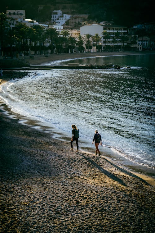 Foto profissional grátis de andando, areia, cidade