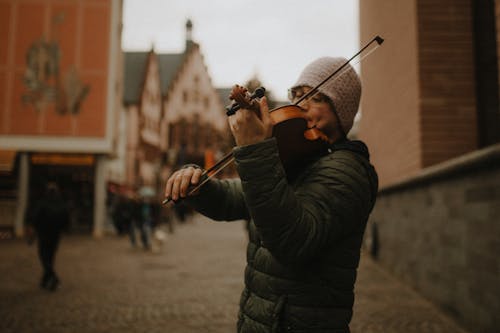 Photo of Person playing a Violin