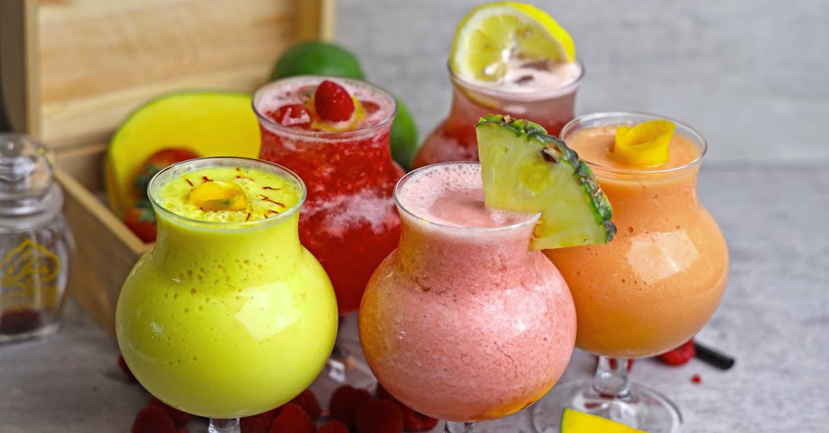 Tropical Fruit Smoothie With Mango, Pineapple, And Dried Papaya