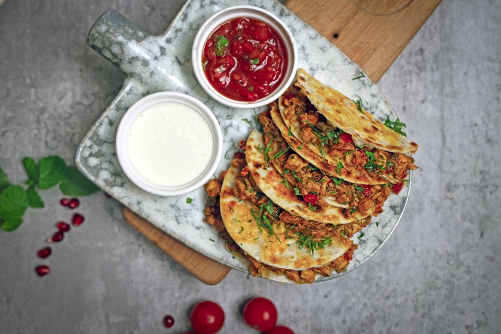 Cheesy Chicken Quesadillas Cheesy Chicken Quesadillas