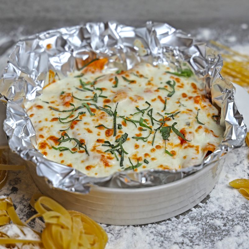 Eid Celebration Baked Pasta with Saffron and Pistachio