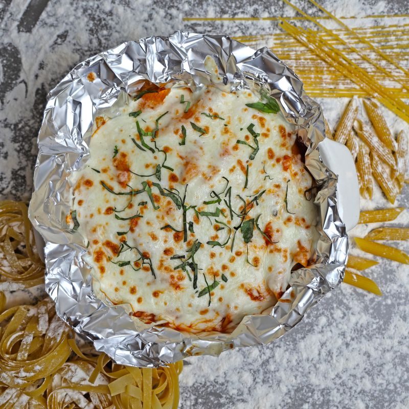 Golden Turmeric Baked Pasta with Cashews