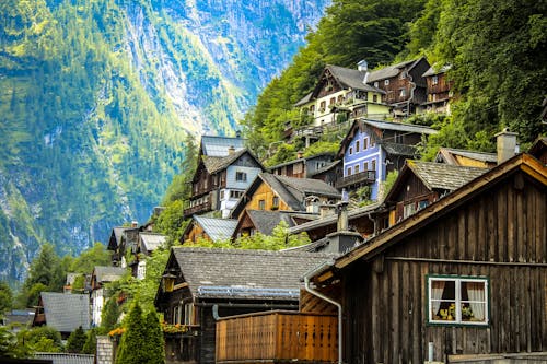 Houses Near the Mountain