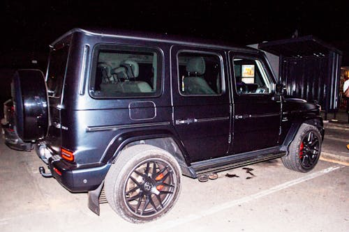 Black Suv Parked on Parking Lot