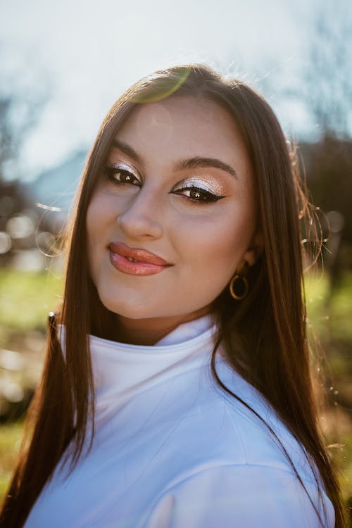 Photo of a Woman with Eyeshadow