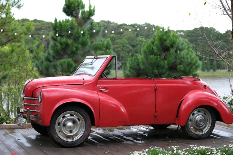 An Old Top Down Car 