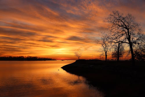 Photo of River During Dawn