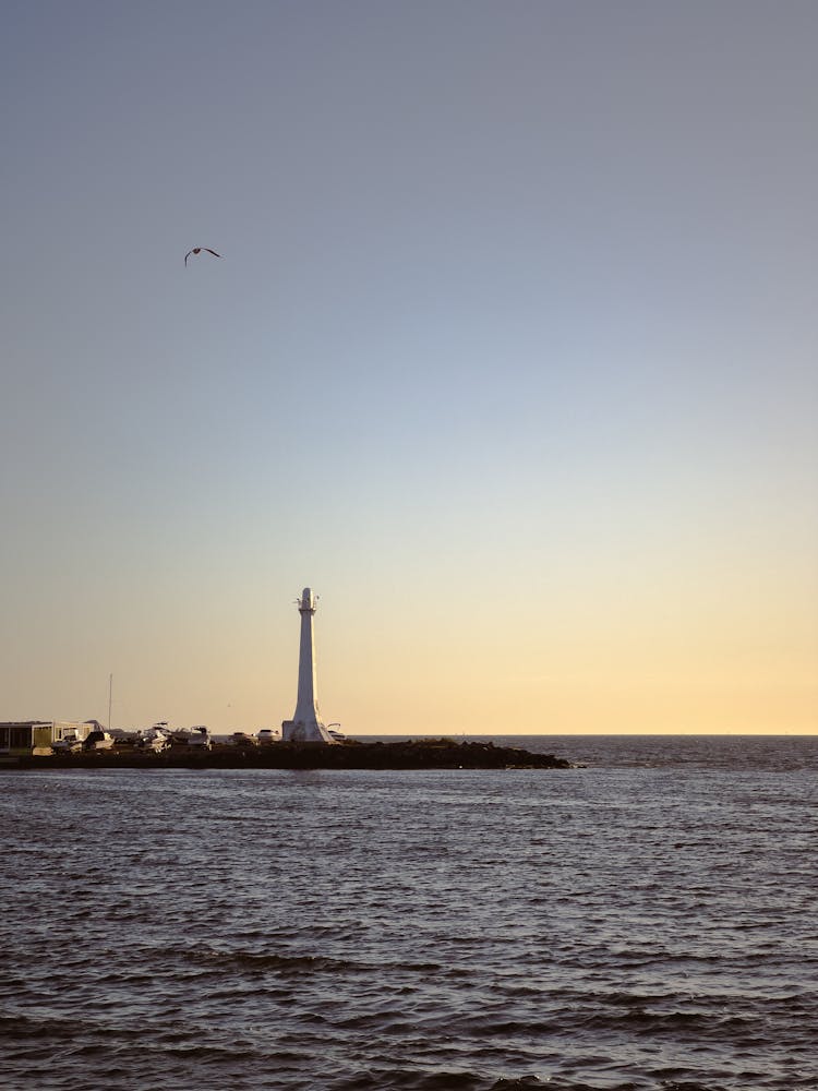 The St Kilda Marina Lighthouse In Victoria Australia