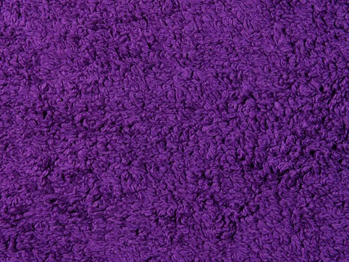 Close-up of a Purple Rug Surface 