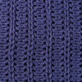 Indigo hand-framed cable knit — Engin Akyurt on Pexels