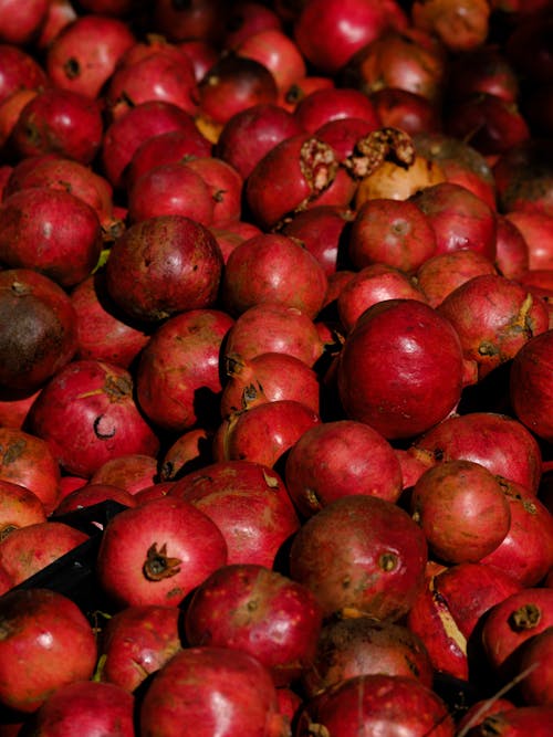 Pile of Ripe Pomegranates