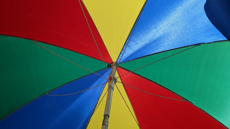 Under Colorful Umbrella