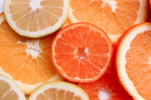Close-Up Photo of Sliced Oranges
