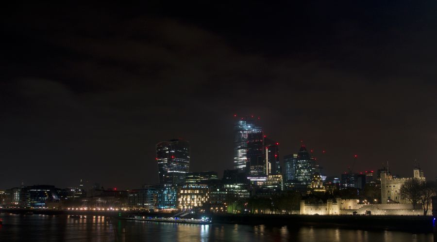 London financial district skyline — home of the world's largest forex trading session