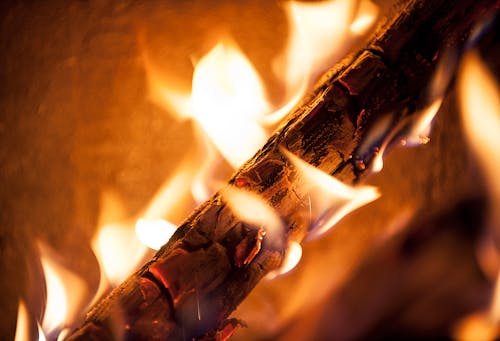 Darmowe zdjęcie z galerii z ciepło, drewno, ogień