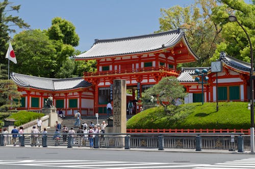 View of a Buddhist Temple 