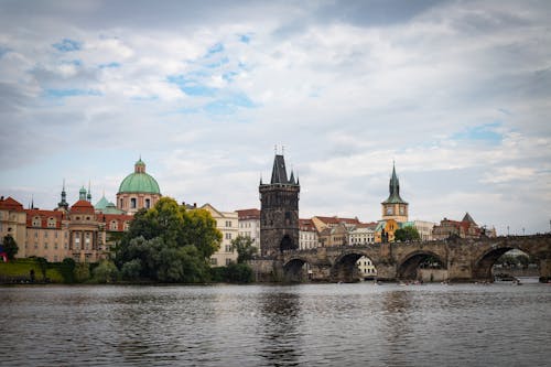 View of a River in a City 