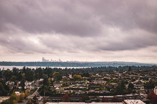 Free stock photo of cloudy, distant skyline, moody