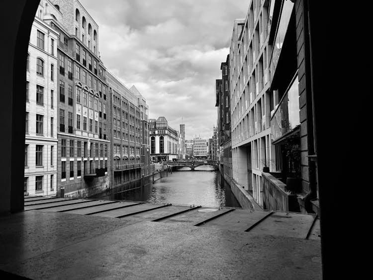 Grayscale Photo Of Building