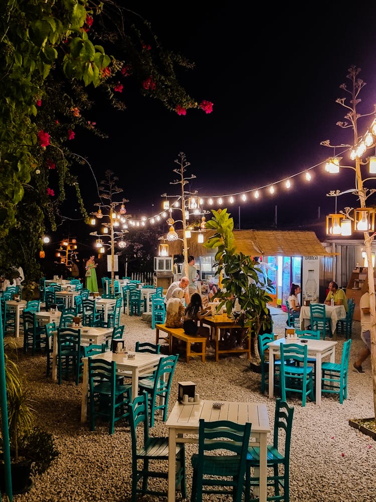 Al Fresco Dining Of A Restaurant