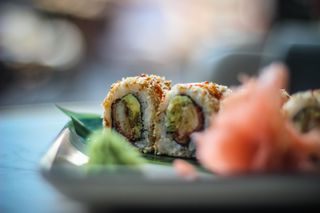 Seasonal sushi rolls — photo by Dogu Tuncer on Pexels