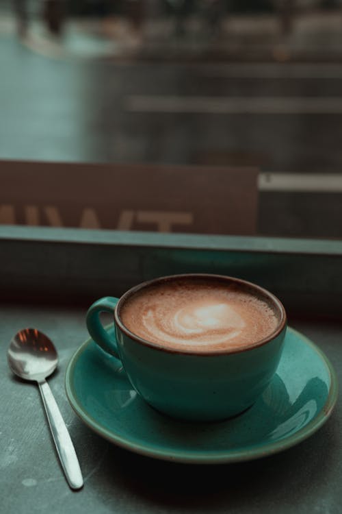 Spoon near Coffee Cup