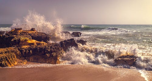 Body of Water and Rock Formation