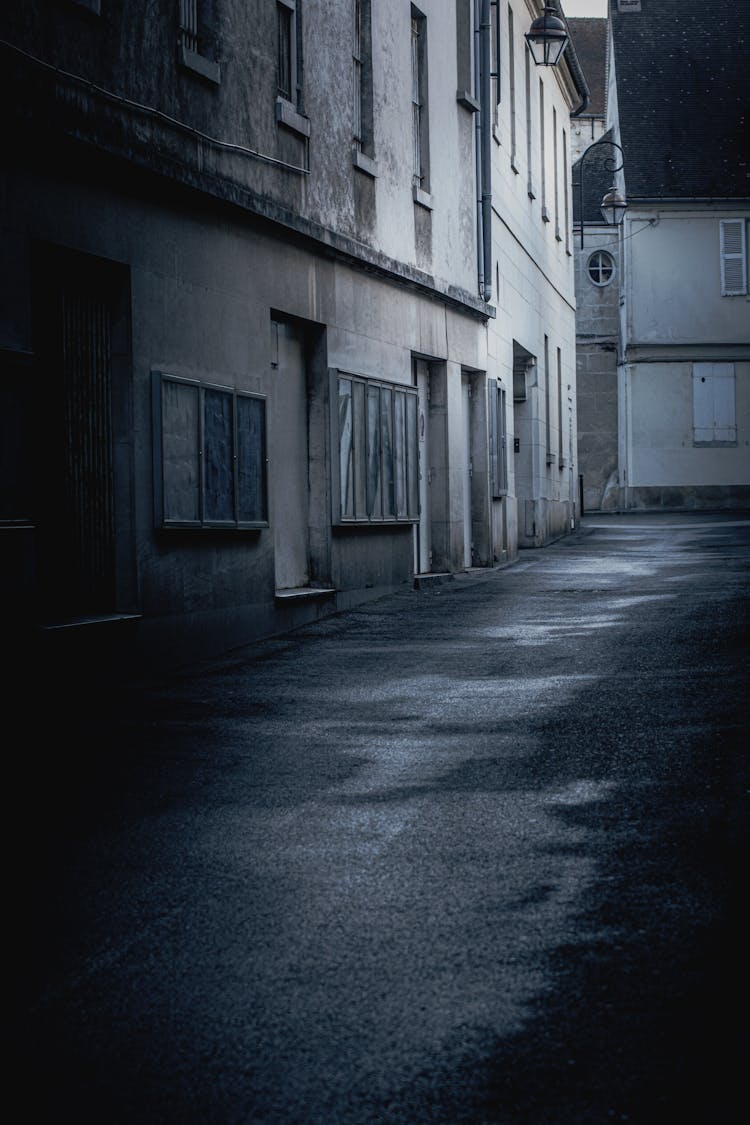 Wet Street After Rain