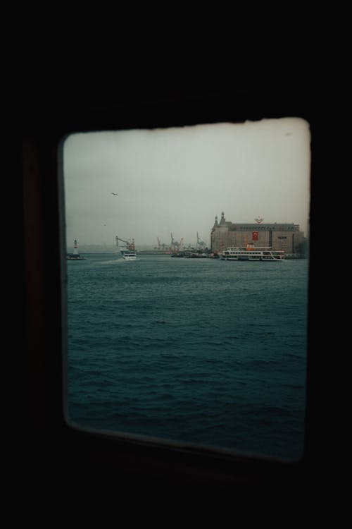 A Harbor seen from a Window 