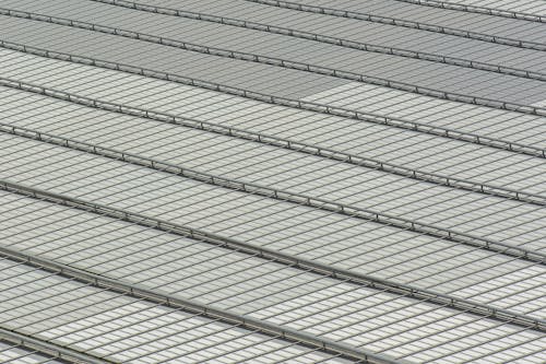 Close-up of a Contemporary Glass Roof 