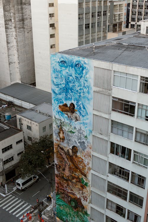 Foto d'estoc gratuïta de art mural, de gran alçada, edifici