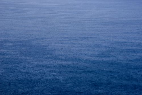 Free A serene view of the blue ocean surface near El Sauzal, Canary Islands, Spain. Stock Photo