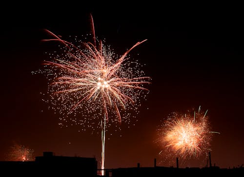 Foto d'estoc gratuïta de cap d'any, celebració, focs artificials