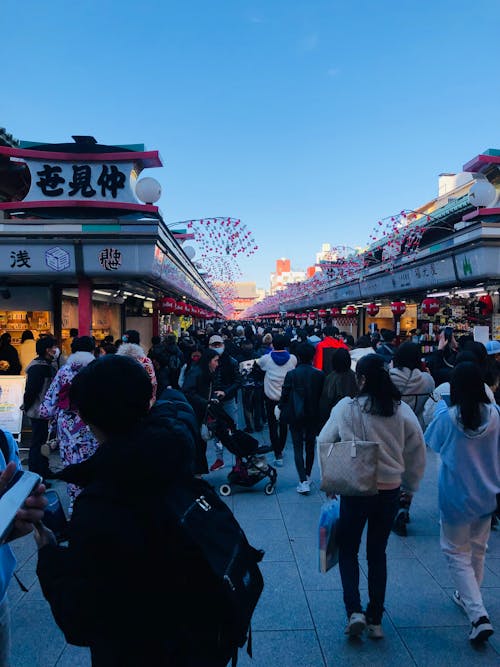 People Walking in a City 