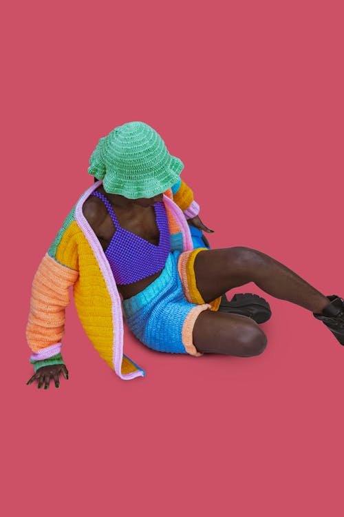 Základová fotografie zdarma na téma afroameričanka, barevný, klobouk