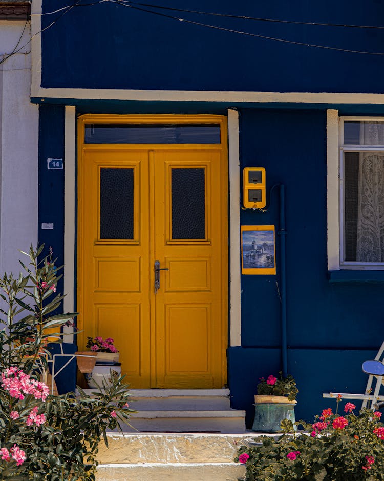 Door In Building Facade