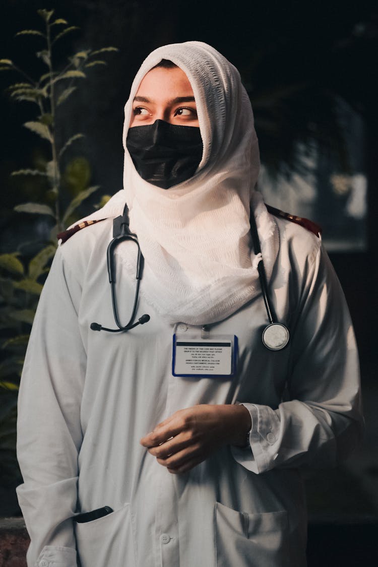 A Doctor Wearing A Hijab 