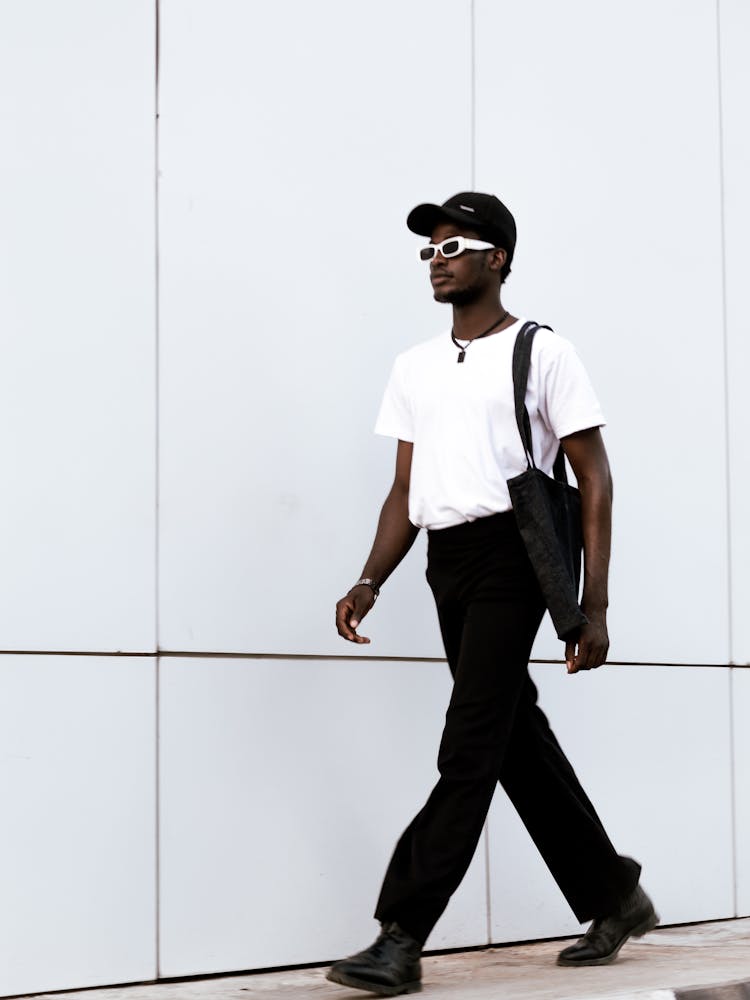 Man Walking Down The Street