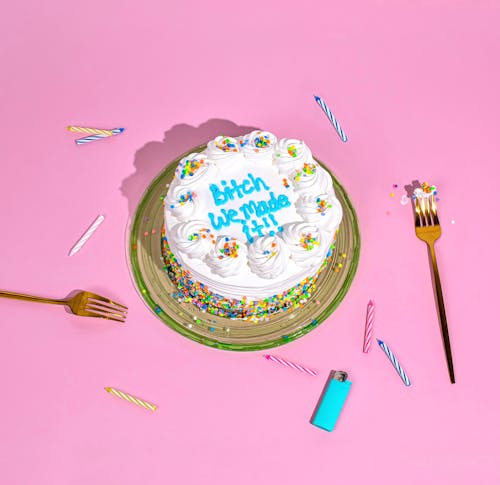 Foto stok gratis kue ulang tahun, lezat, makanan