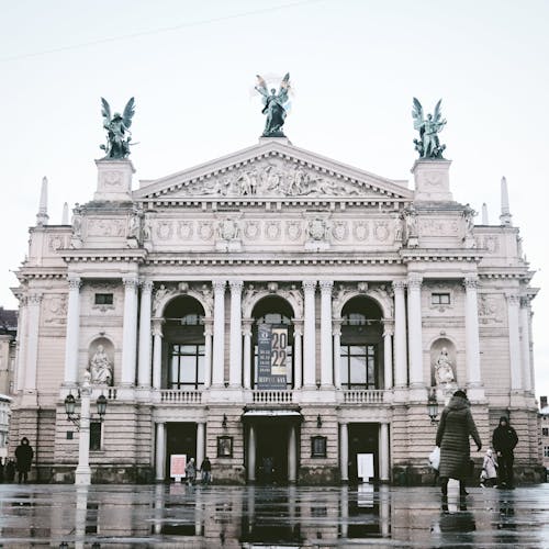 Δωρεάν στοκ φωτογραφιών με lviv, άγαλμα, θέατρο