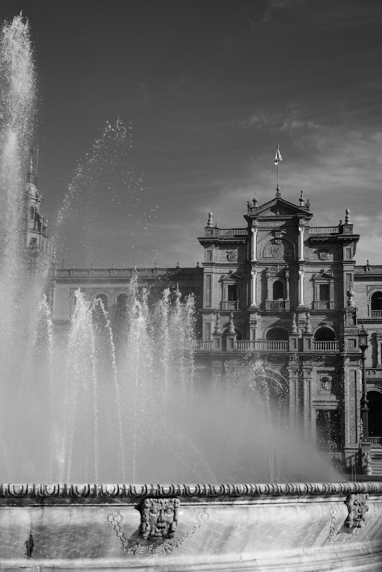 Fountain Near Palace