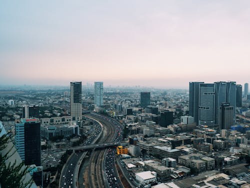 Foto profissional grátis de arquitetura contemporânea, arranha-céus, centro da cidade