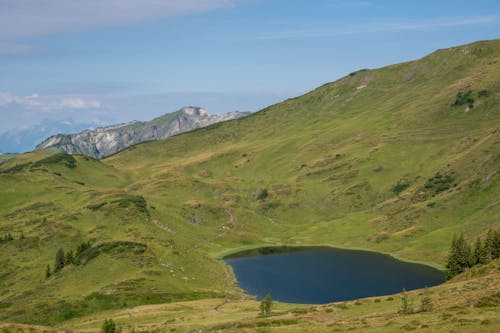 Безкоштовне стокове фото на тему «bergsee, Аерофотозйомка, висота»