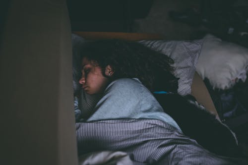 Free Woman Sleeping  Stock Photo